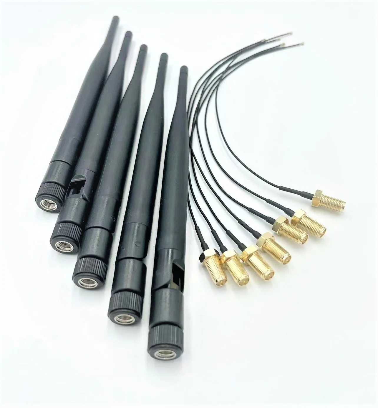 Customized 2.4GHz 5.8GHz Single Dual band with RP-SMA Connector for Wireless Network Router PCI/PCIe Card USB Adapter IP Camera