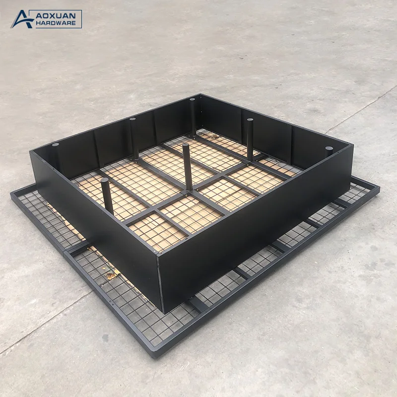 
Best Price Heavy Duty Sturdy Super King Thickened Metal Platform Bed For Hotel 