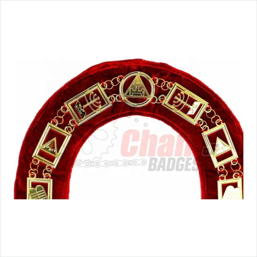 Высококачественный ошейник-цепочка freemason латунный и цинковый сплав Золотой/Серебряный в соответствии с требованиями заказчика