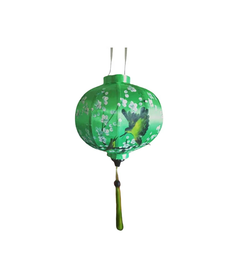 Vietnam antique Silk bamboo Lanterns For Lunar New Year Festival party wedding wall hanging decoration and wicker gift sets