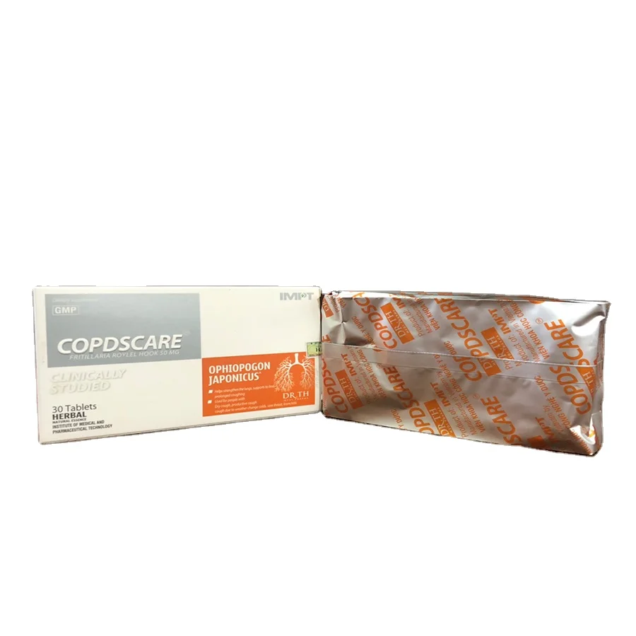 
Smoking Harm Reducing Copdscare Natural Herbs Lung Function Supporting Cough Relieving Symptoms Health Care Product 