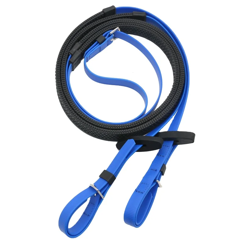 
Wholesale Waterproof PVC Coated Nylon Equestrian horse racing rein 