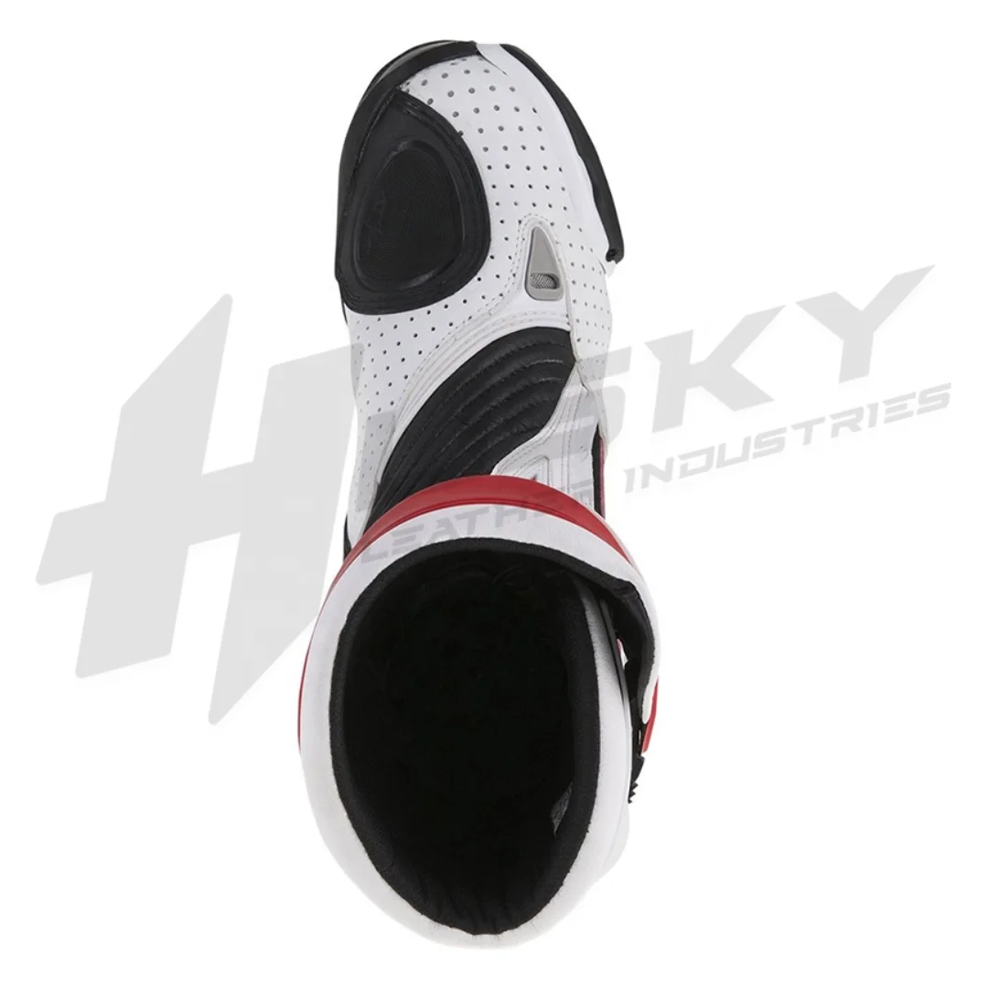 Новейший дизайн от производителя мотоциклетных ботинок/кожаные гоночные ботинки для мотоциклов/мужские кожаные водителей