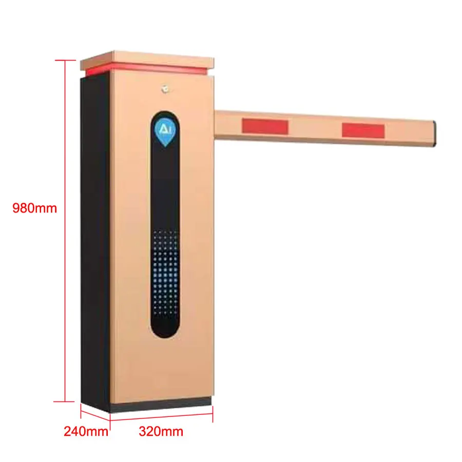High-Speed 6 Meter Parking Barrier Gate for Highway Toll and Parking Lot Traffic Barriers