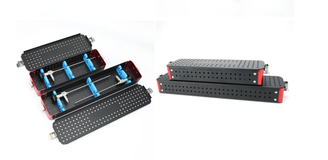 Low Price Aluminum Alloy Surgical Container disinfection Box for Different Surgeries