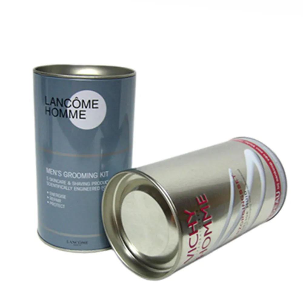 2024 New Design Custom Logo Metal Round Tea Tins Food Grade Wholesale Tea Canister Packaging Tin Cans For Tea