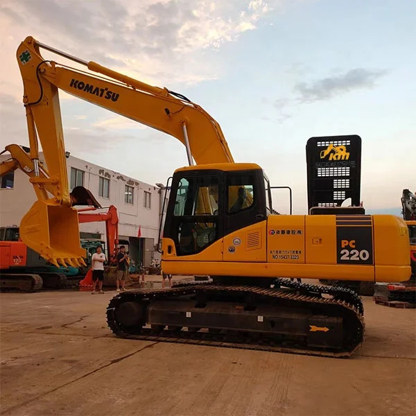 Used pc 220 /Secondhand komatsu pc220-7 crawler Excavator/Digger/Up in Good State with Low Working Hours