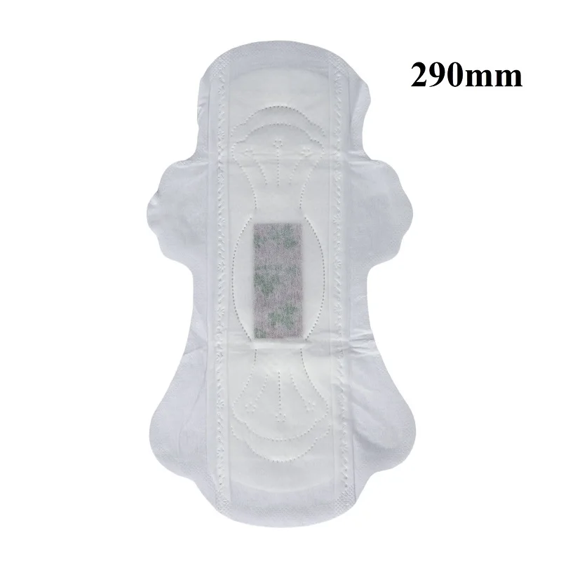 Quanzhou supplier customizes various models of daily and night use pure cotton super absorbent wormwood chip sanitary napkins