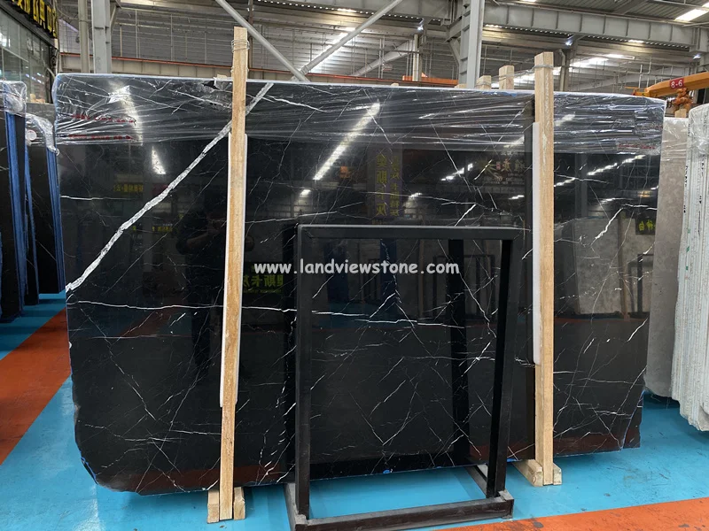 Night Sky Marble Nero Marquina Marble Kitchen and Bathroom Countertop