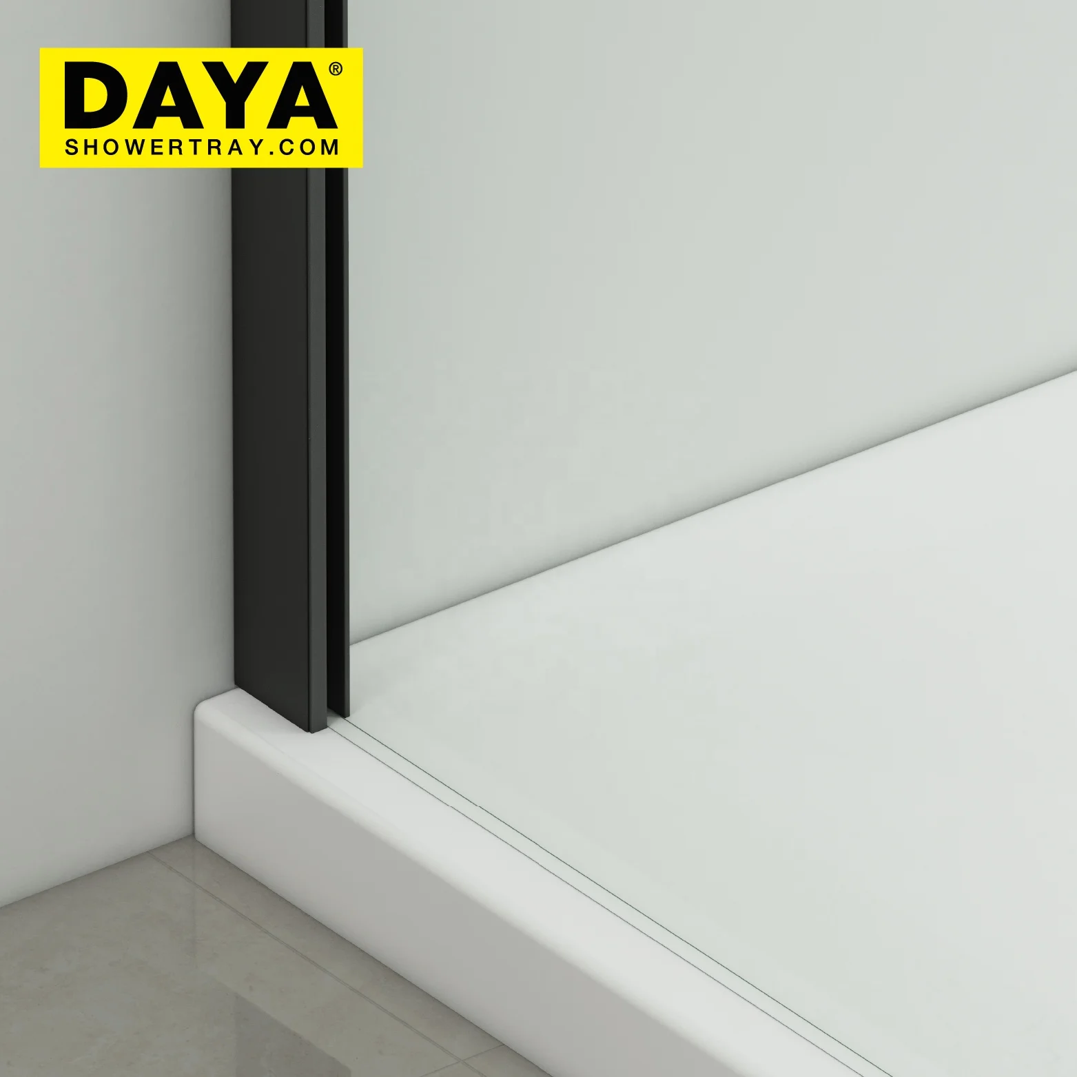 Simple Design Bathroom Shower Enclosure With Frame 6mm Shower Glass Door Tempered Glass Sliding Shower Door