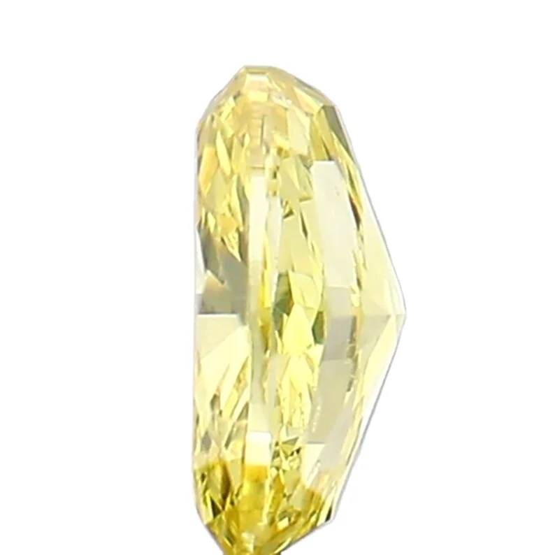 1 carat Yellow Colored Lab Grown Diamond Oval shape IGI Certified Polished Diamond Direct From wholesaler