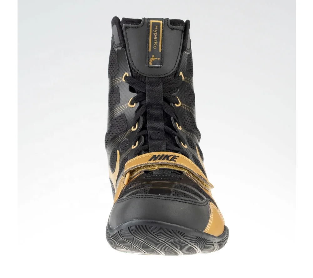 Latest Design Best Selling OEM Services PU Leather Breathable Upper Durable High Top Professional Wrestling Shoes Boxing Shoes