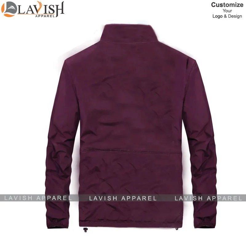 Custom Made Cheap High Quality Casual Bomber Plain Jacket with Inner Fur Lining Full Sleeve Stand Collar Soft Shell Jacket