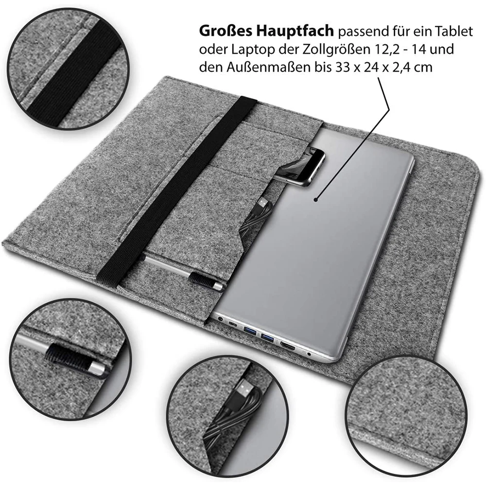 Protective Case Compatible with Microsoft Surface Laptop 13.5 Inch Felt Bag Sleeve Laptop Cover Notebook Case
