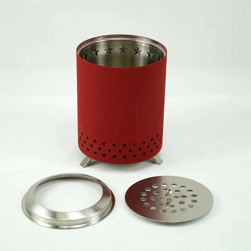 Tempered Cover Fire Bowl Mini Personal Fireplace For Indoor And Outdoor Use