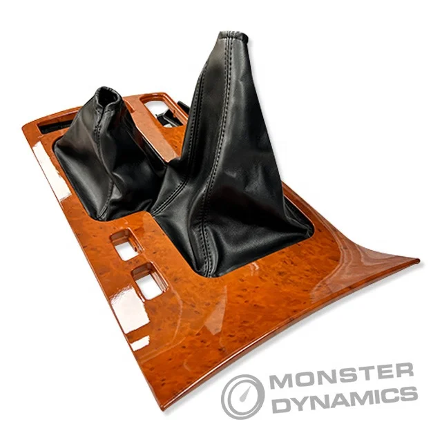 Gear Box Cover Car spare parts of interior manual transmission plate cover for Land Cruiser LC100 FJ100 MT (Wooden)