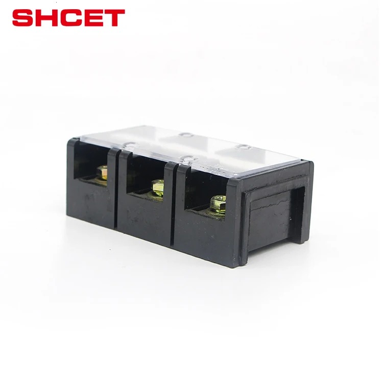 TC PCB barrier strip fixed type  grounding terminal blocks screw mounted din rail 2.5MM splitter connector panel terminal block