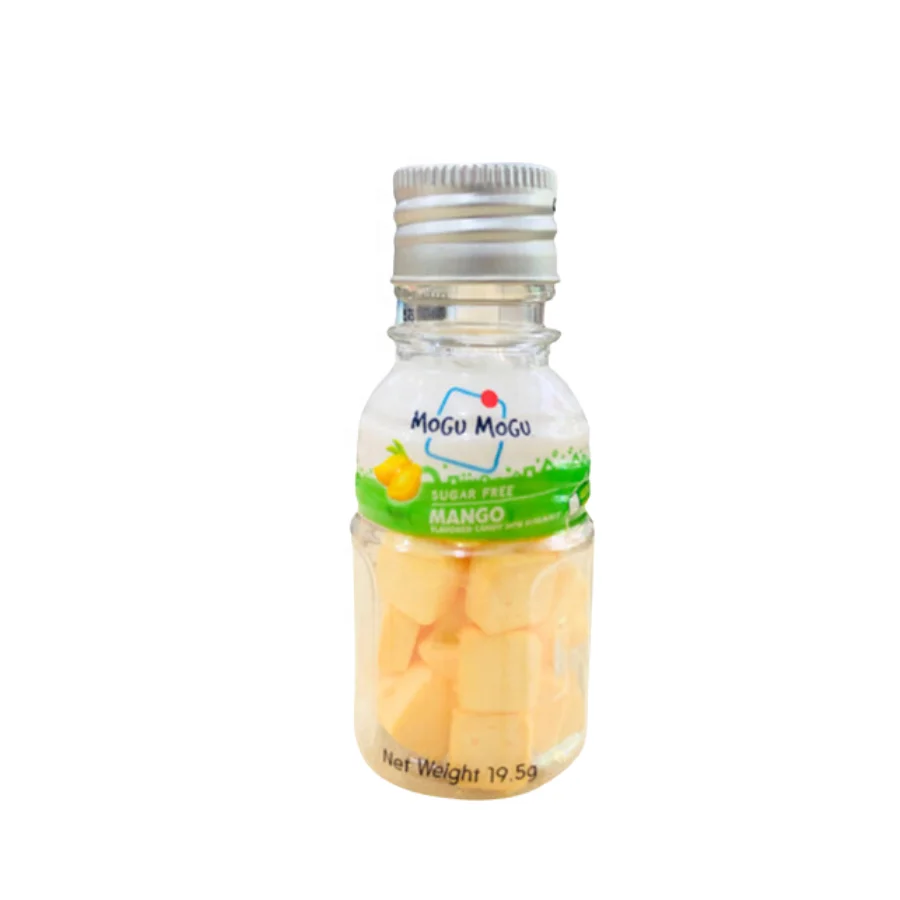 Mogu Mogu Sugar-Free Strawberry Flavored Fruit Candy 19.5g Vitamin C Fruity and Sweet Taste Bottle Packaging for Wholesale