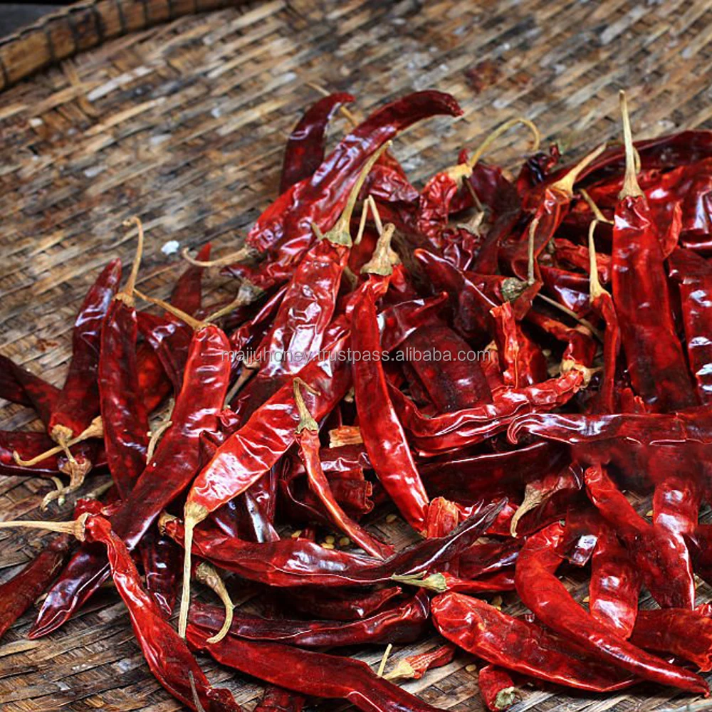 SannamDried Red chilli Sannam with Stem  Spicy spot and seasoning for food from India with good custom
