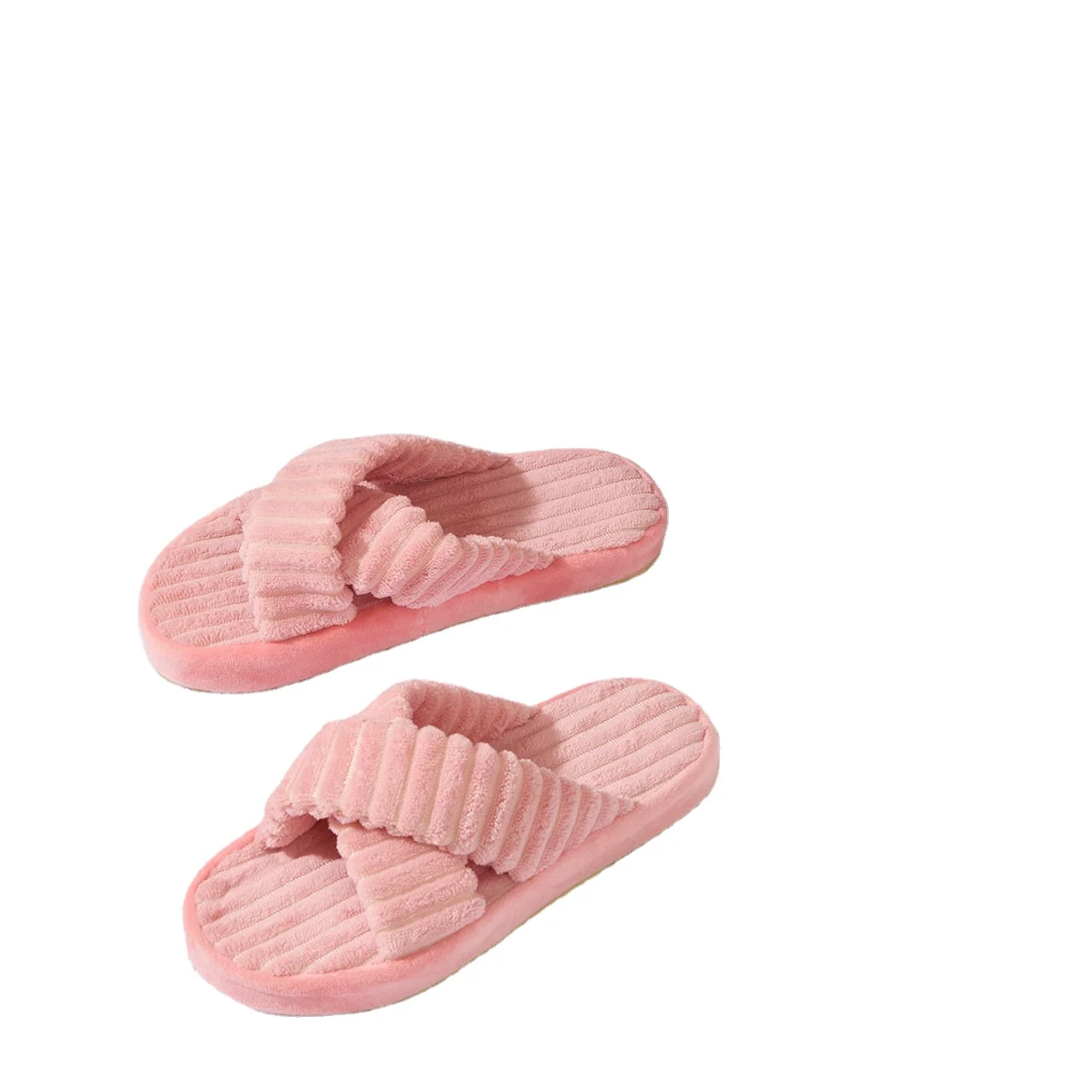 Summer flat slippers, Casual Cork white beach sandals, sandal