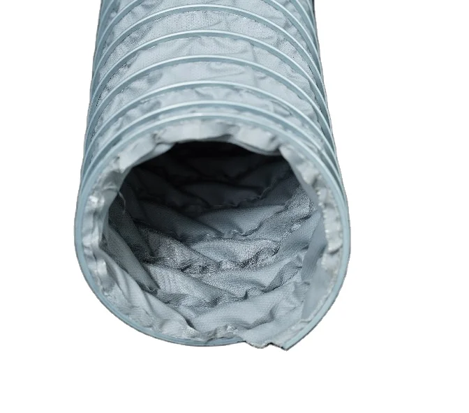 flexible duct connector Double Ply Silicone Coated Fiberglass Fabric Reinforced with Zinc Coated Steel Wire silicone duct