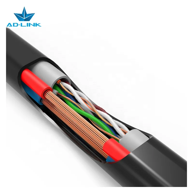 305M CCTV Siamese Cable with Power Cable Wire  UTP Cat5e Siamese Cable