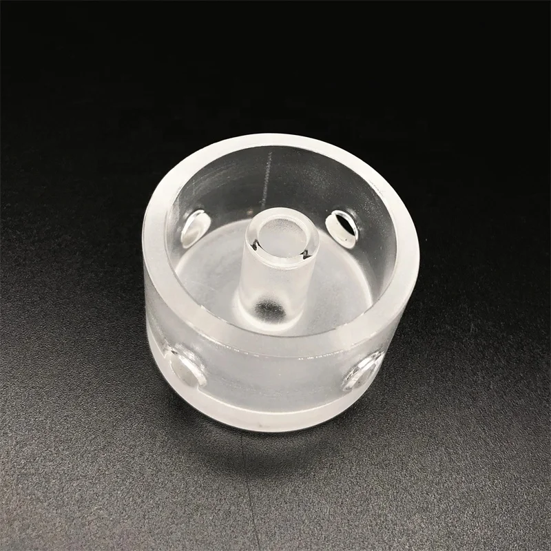custom Clear quartz glass plates Disc Machining quartz screw part for heating