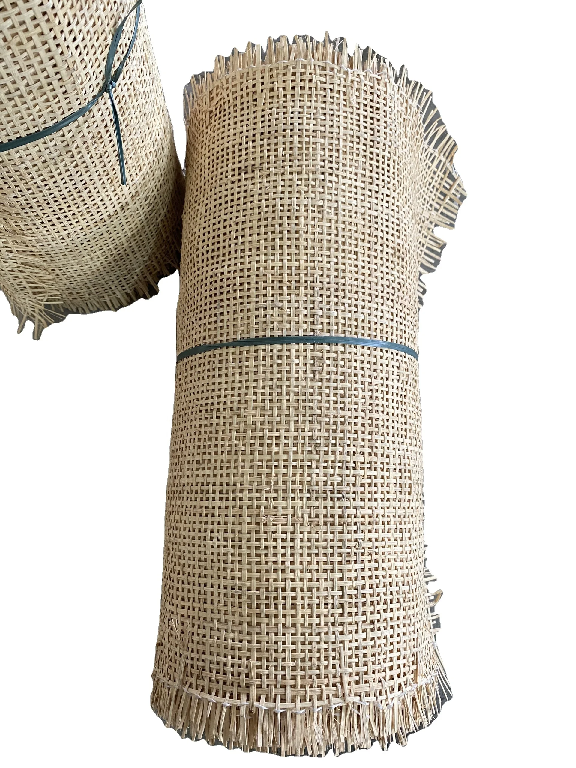 Red and Green Plaid Taffeta Fabric Rattan Webbing Roll Ceiling Background Wall Decor Furniture Material From Viet Nam