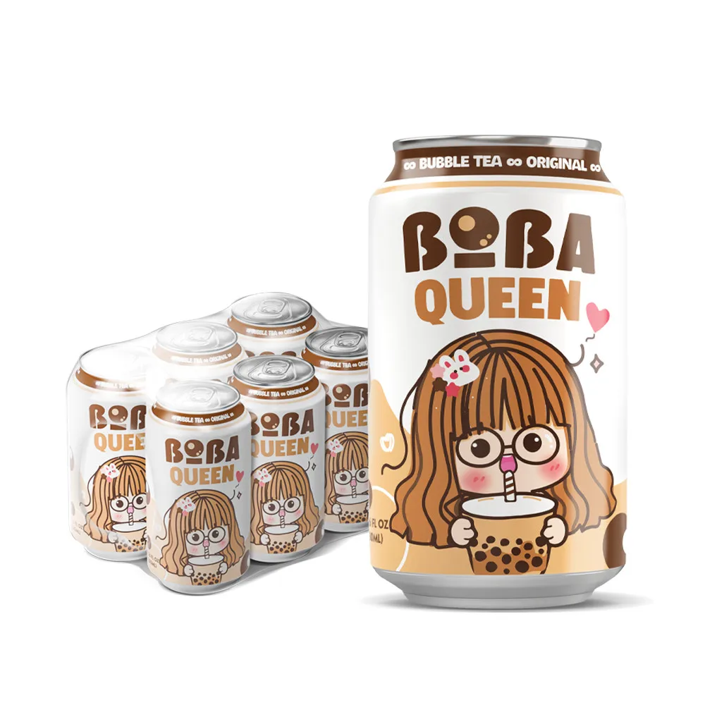 Wholesale Supplier 330ml Bubble Milk Tea Drinks Brown Sugar Flavor | OEM ODM Beverage Manufacturer in Vietnam Brand Customizable