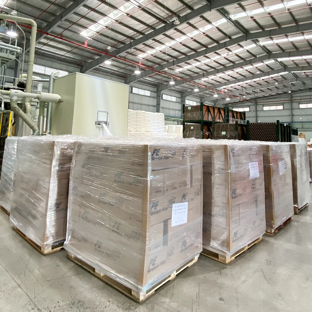 LLDPE Pallet Packing Shrink Wrap Plastic Machine 50cm Width Generous Moisture-Proof PE Shrink Film Packaging for Roll Pallets