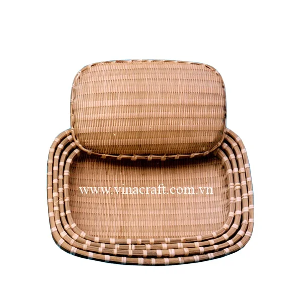 Handmade Bamboo Rice Basket