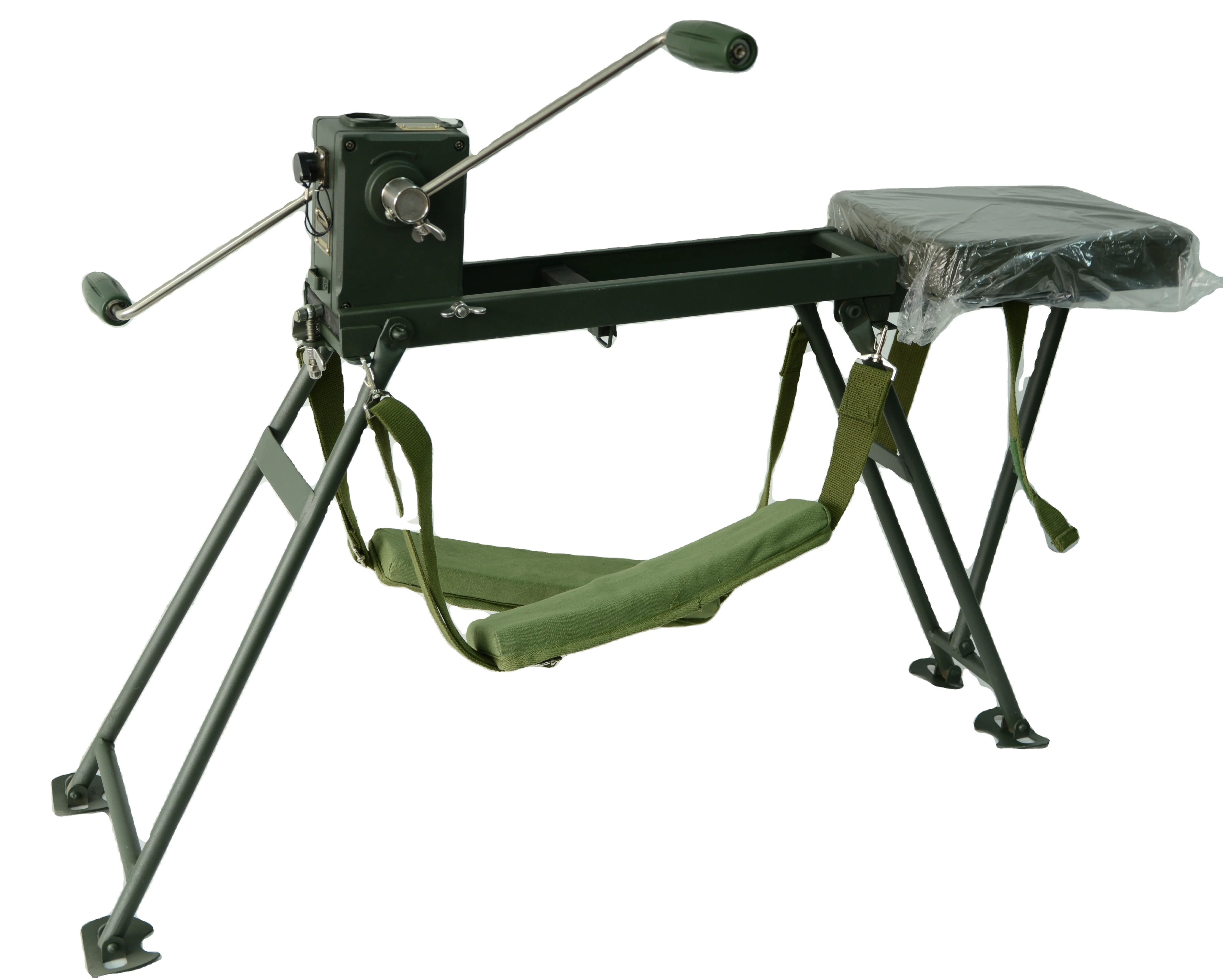 compassarmor hand crank generator 30~90W Hand Operated DC Generator hand drive  personal Portable dynamo generator seat stand