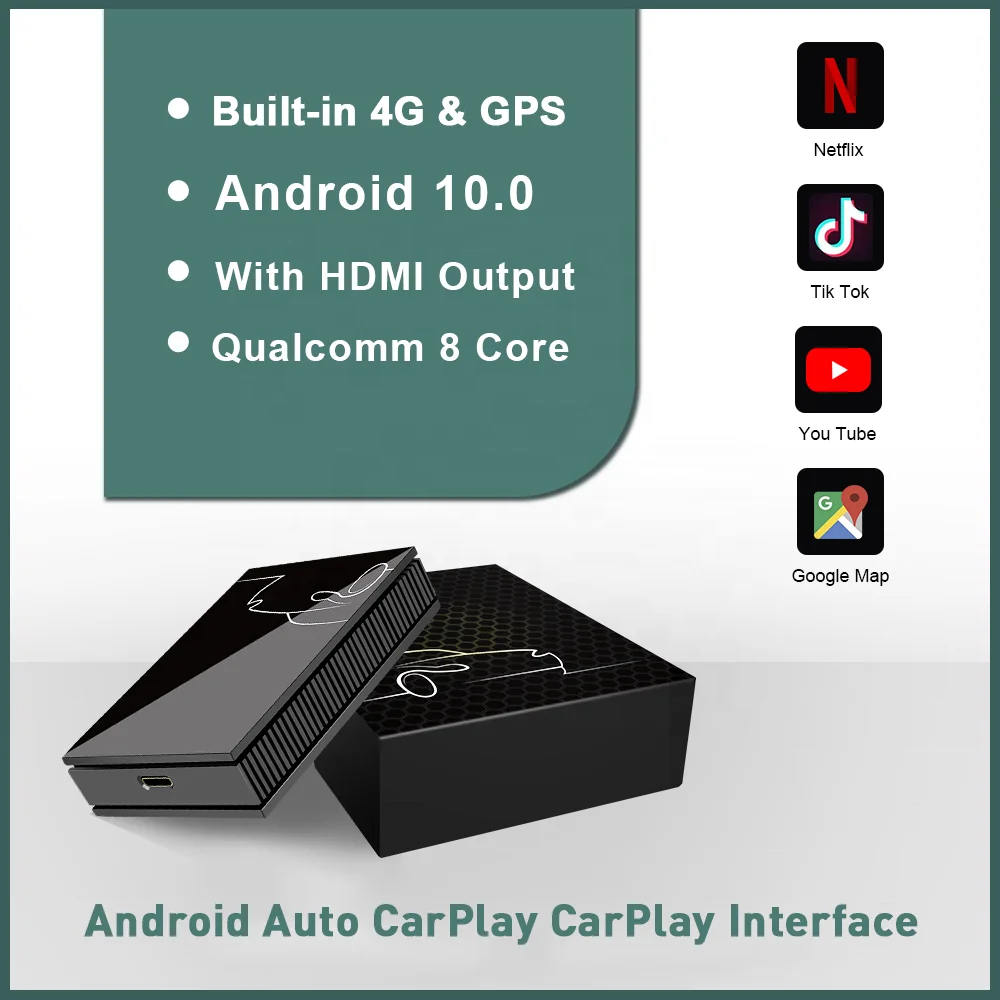 Carplay Smart Box Android Auto Universal Ai Carplay Box Android Carplay Wireless Adapter