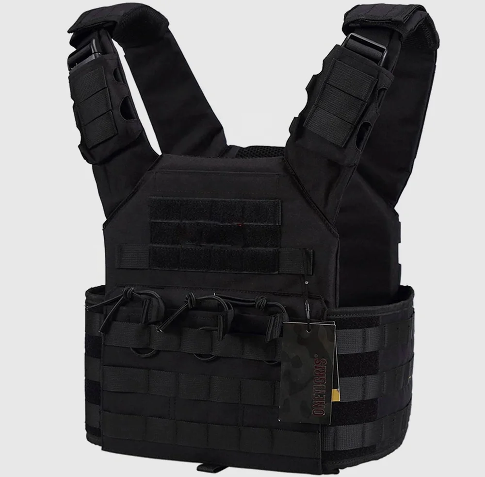 2022 Hunting Vests Black Color Paintball Military Vests Pocket Style Custom Made Paintball Tactical Vests