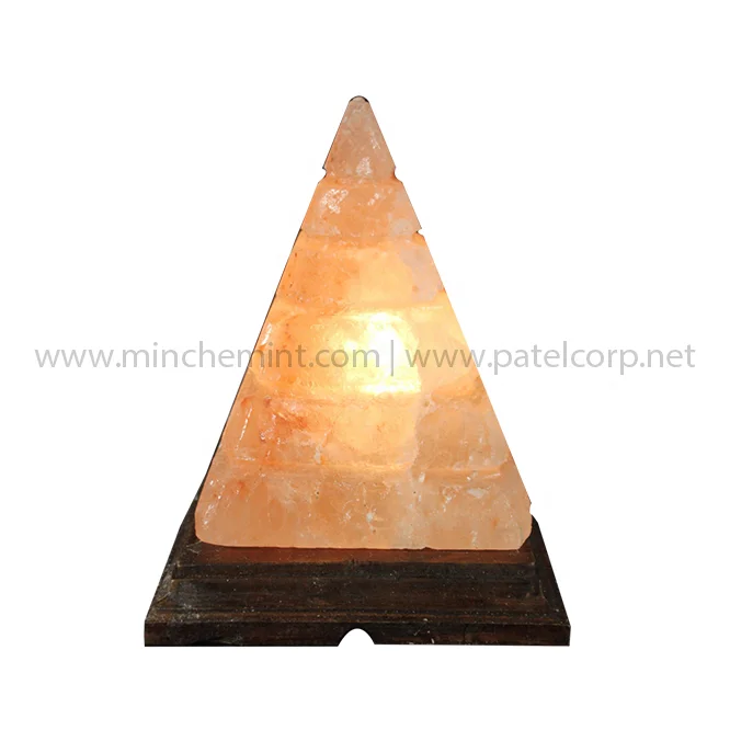 
Himalayan Salt pyramid Shape lamp 