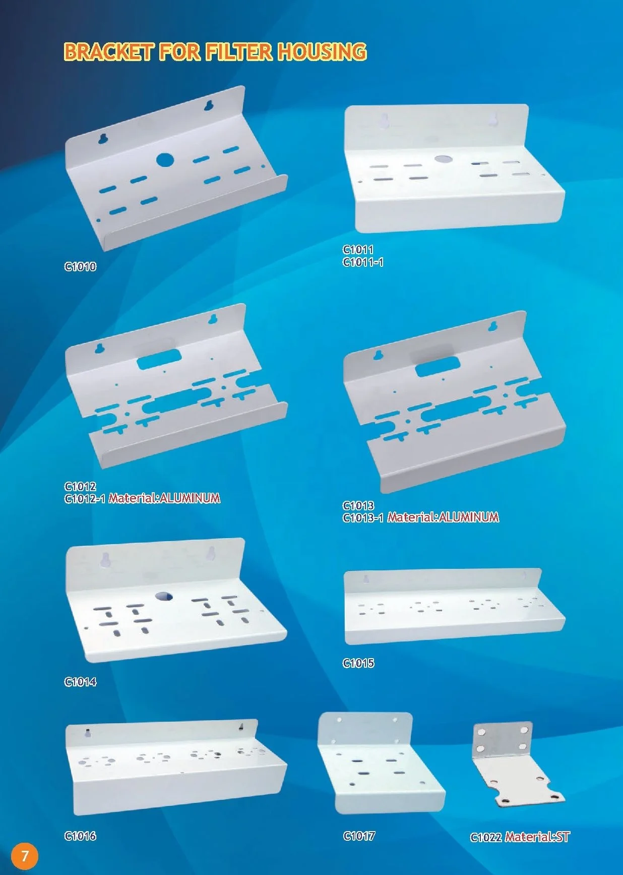 4 stage 10 inch housing ro filter water filter purifier without pump parts Bracket