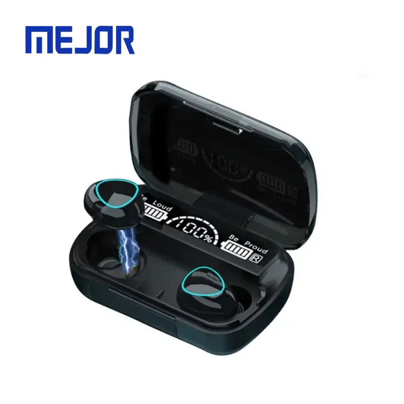 Damix digital display headphone AS-07 Powerbank Gaming earphone TWS Earbud M20 wireless game headset