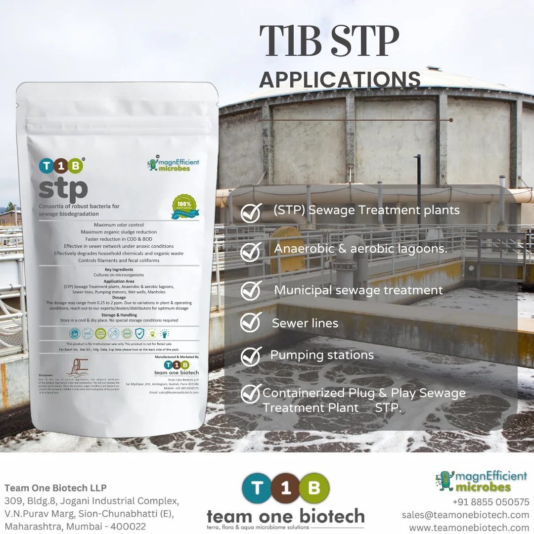 Organic Enzyme for Reducing Sludge in Sewage Treatment Plants