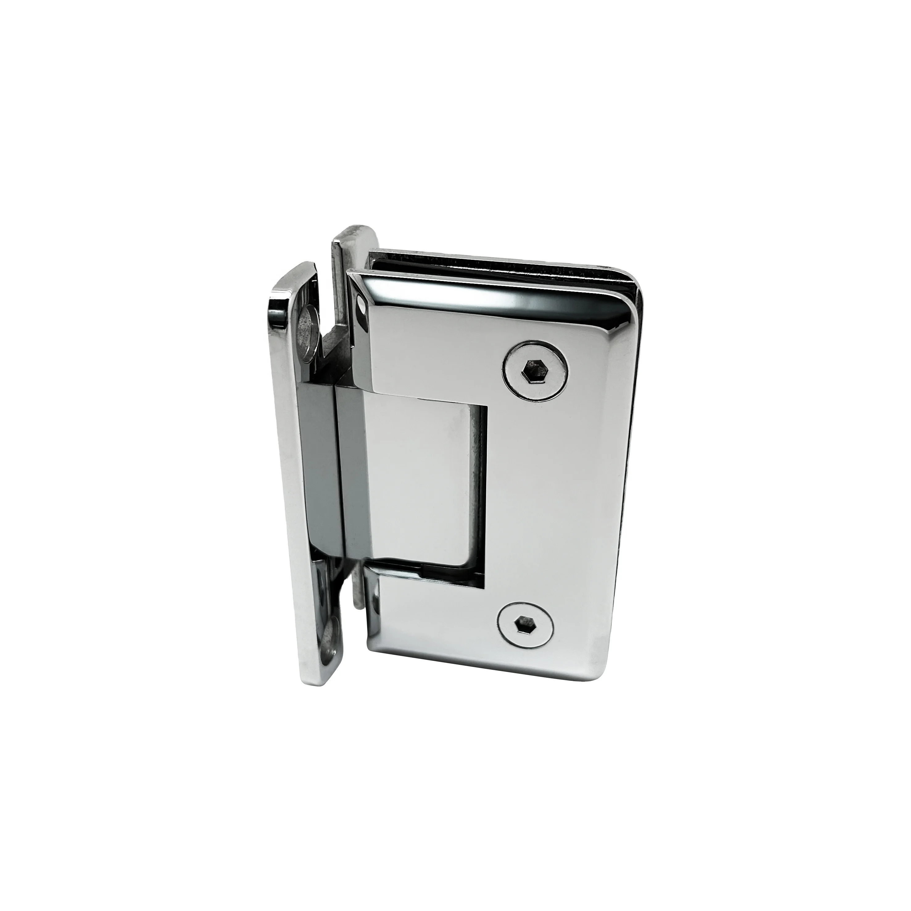 Brass H Back Plate Shower Glass Door Hinge