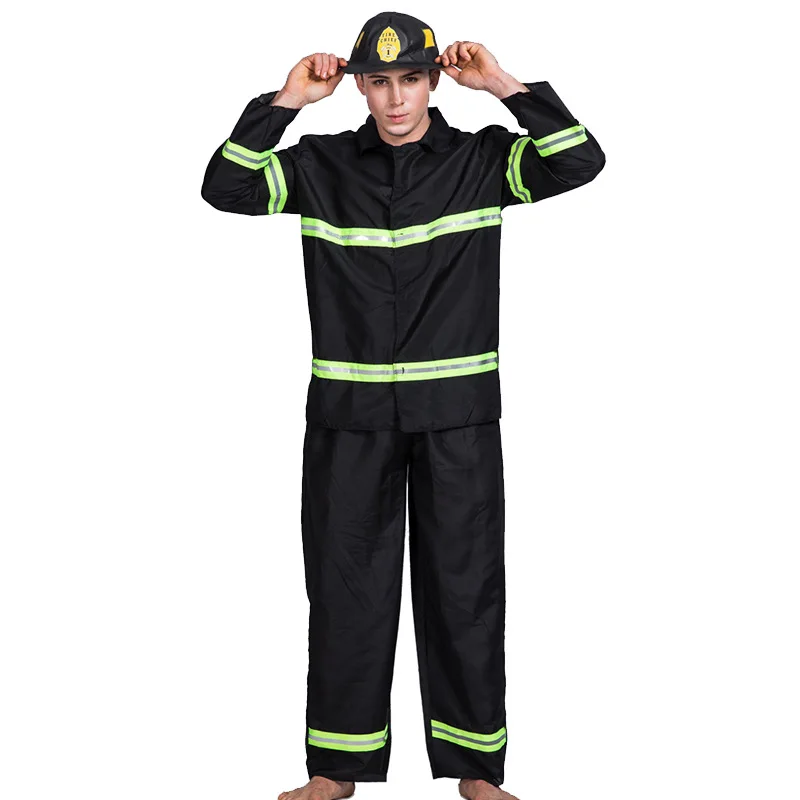 High Quality High Visibility Heavy Forest Fire Workwear Structural Firefighter Suit Firefighter Suits gear material fire