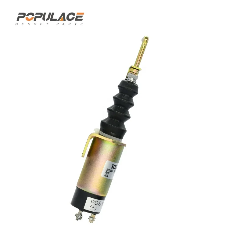 Generator Diesel Engine Stop Solenoid 36607197 12 Volt Solenoid Valve