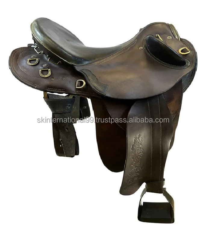 Top Trending 15 Inch Used Australian Stock Saddle Co Fox Poley Australian Saddle Horse Stock Saddle From India