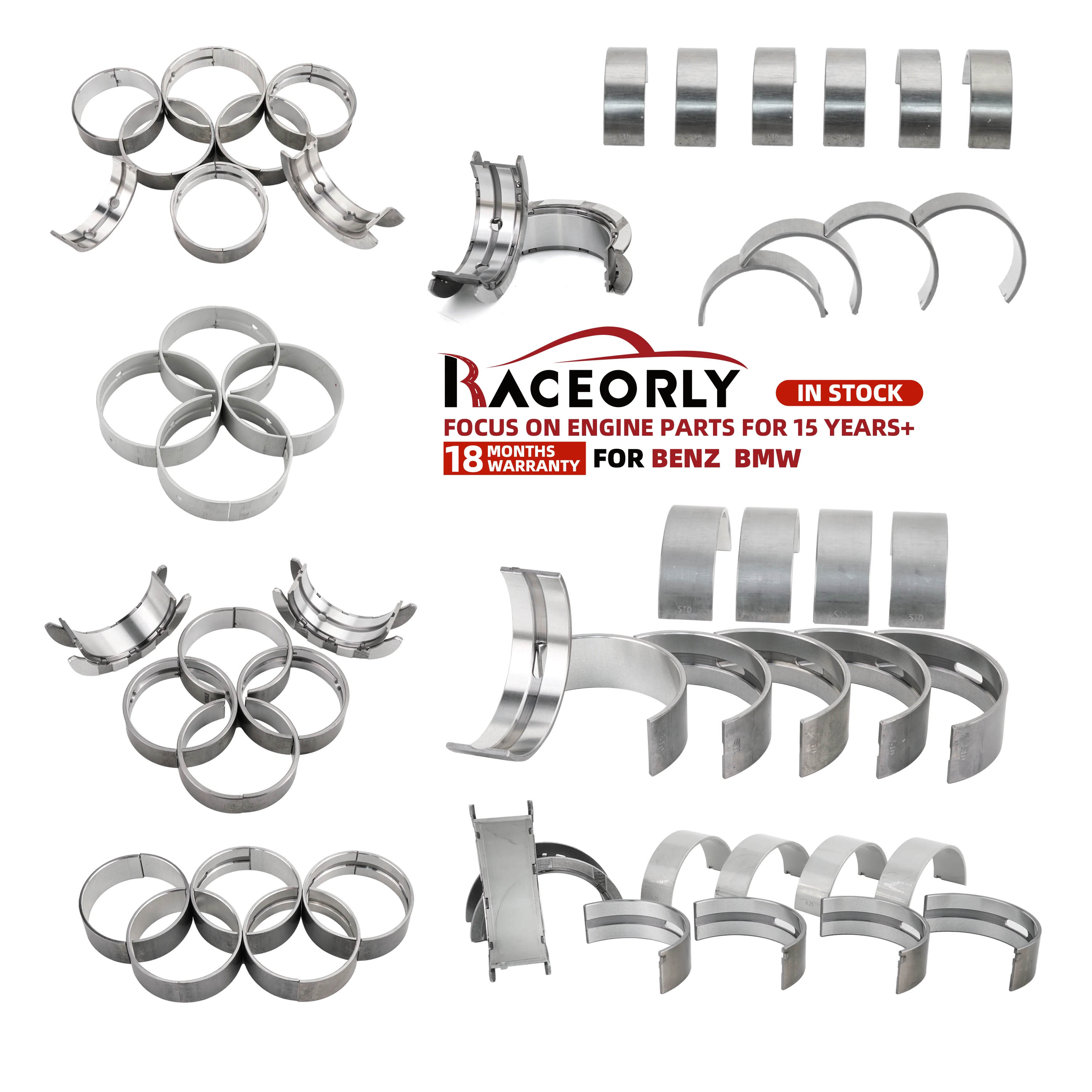 Repuesto de motor de coche 11217598967 11217598959 cigüeñales y rodamientos para bmw n20 n60