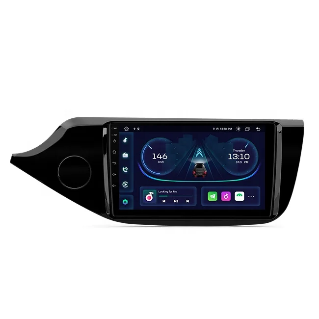 9 inch Octa Core Dash Board Touch Screen Radio Player with Instant Camera Access Accurate GPS Navigation Dual UI for Kia Ceed