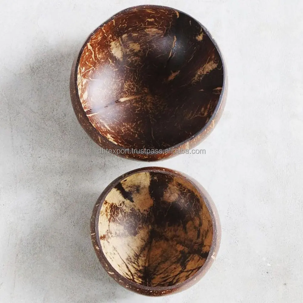 Миска из кокосовой скорлупы Dinnerwares изготовленная береговой тропический дизайн миска