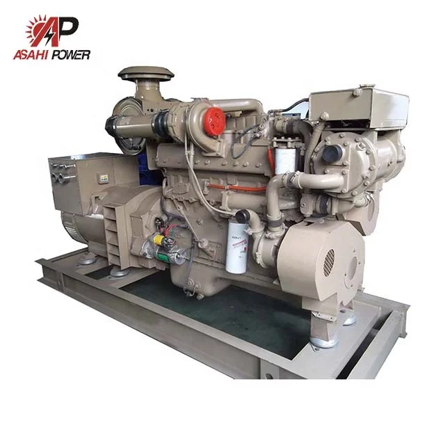 Prime 313 kVA 250 kW NTA855-D(M) Marine Diesel Generator for Cummins