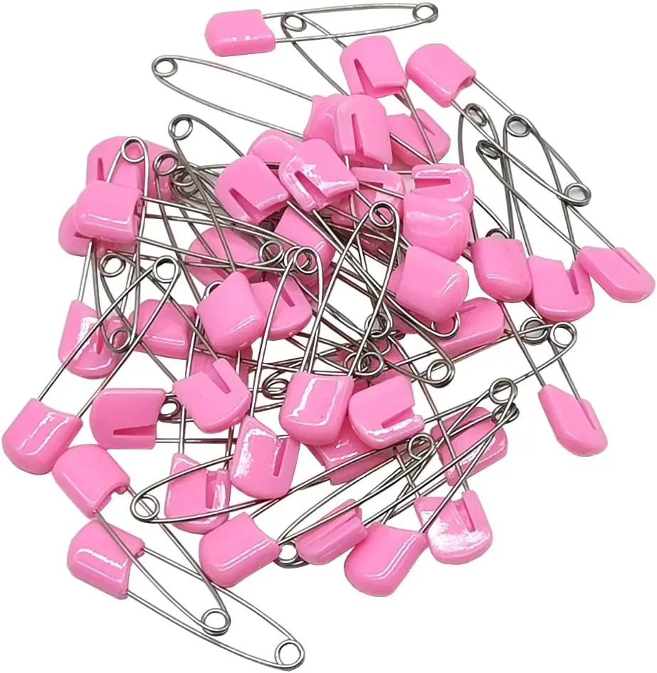 Safety Pin Clipins Plastic Head Safety Pin for Blankets Skirts Kilts Knitted Fabric Crafts