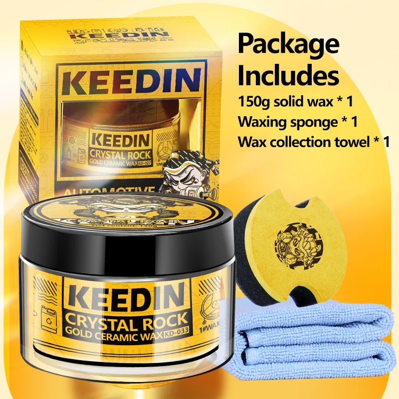 KD-033 Car Wax Polishing, Automotive Paint Care Hard Wax Car Ceramic Coating Polishing Carnauba Car Wax