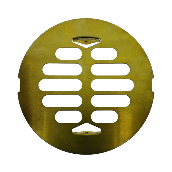 4-1/4 inch Snap-in Grid Shower Drain bathroom fittings brass