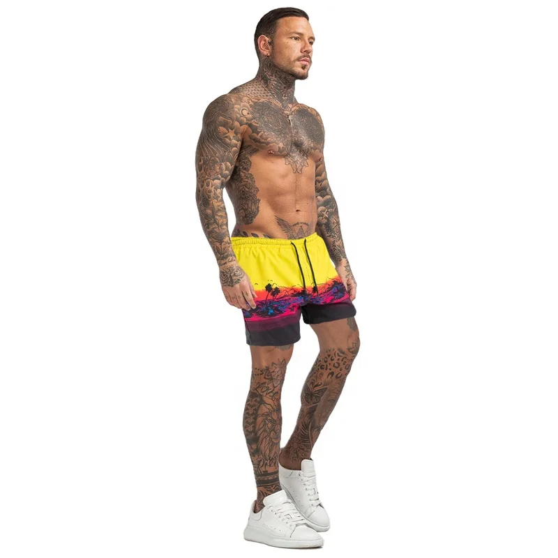 Designer Swimsuits Famous Brands Water Proof Fabric Custom Made Mens Board Shorts Swimming Trunk